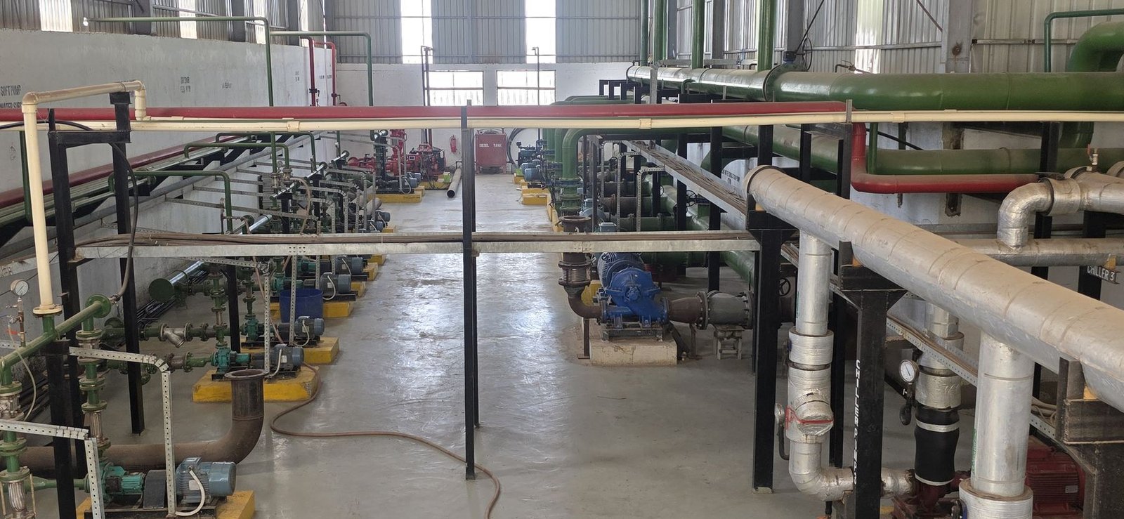 Mechanical solution and plant installation